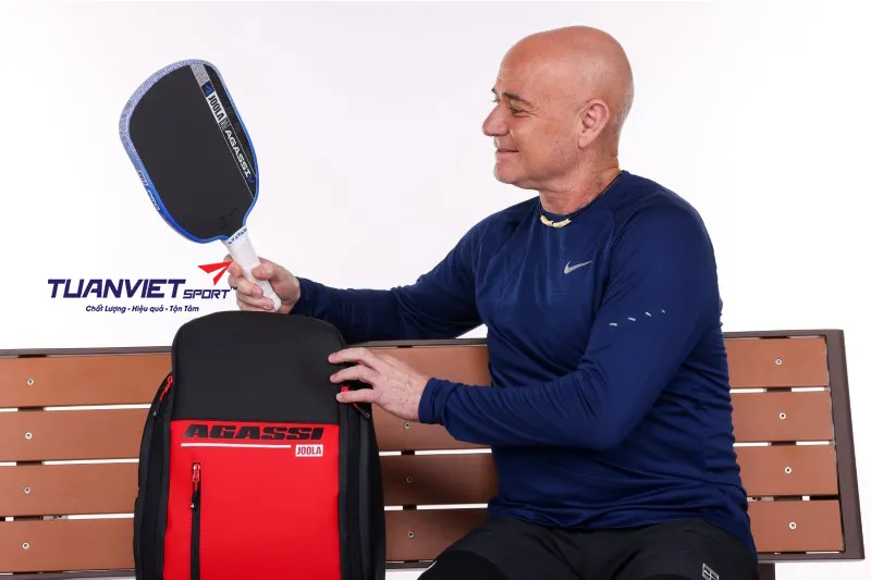 Vợt Pickleball JOOLA Andre Agassi Pro V Royal Blue 14mm