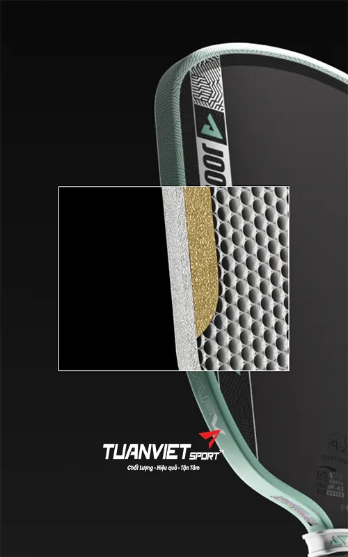 C&ocirc;ng nghệ nổi bật của Vợt Pickleball JOOLA Steffi Graf Pro V Seaside Green 16mm