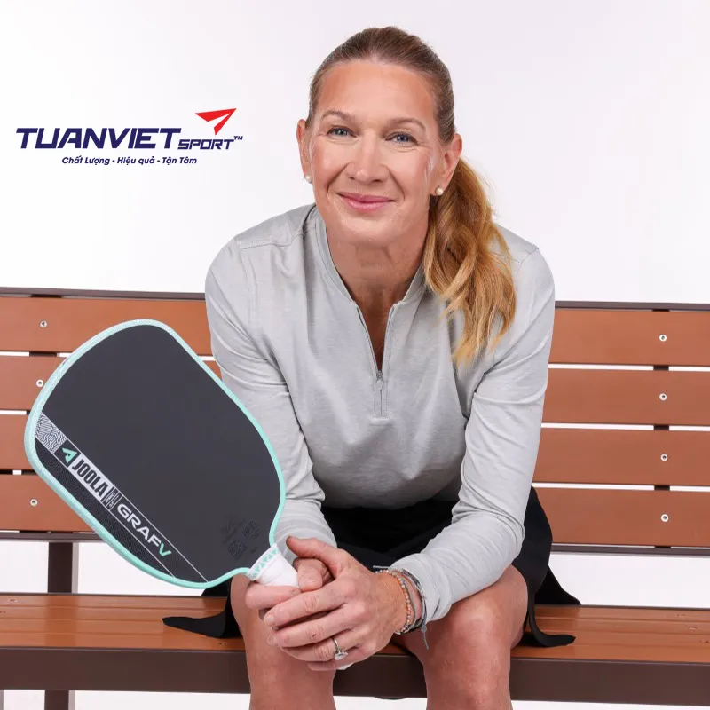Vợt Pickleball JOOLA Pro V Steffi Graf Seaside Green 16mm