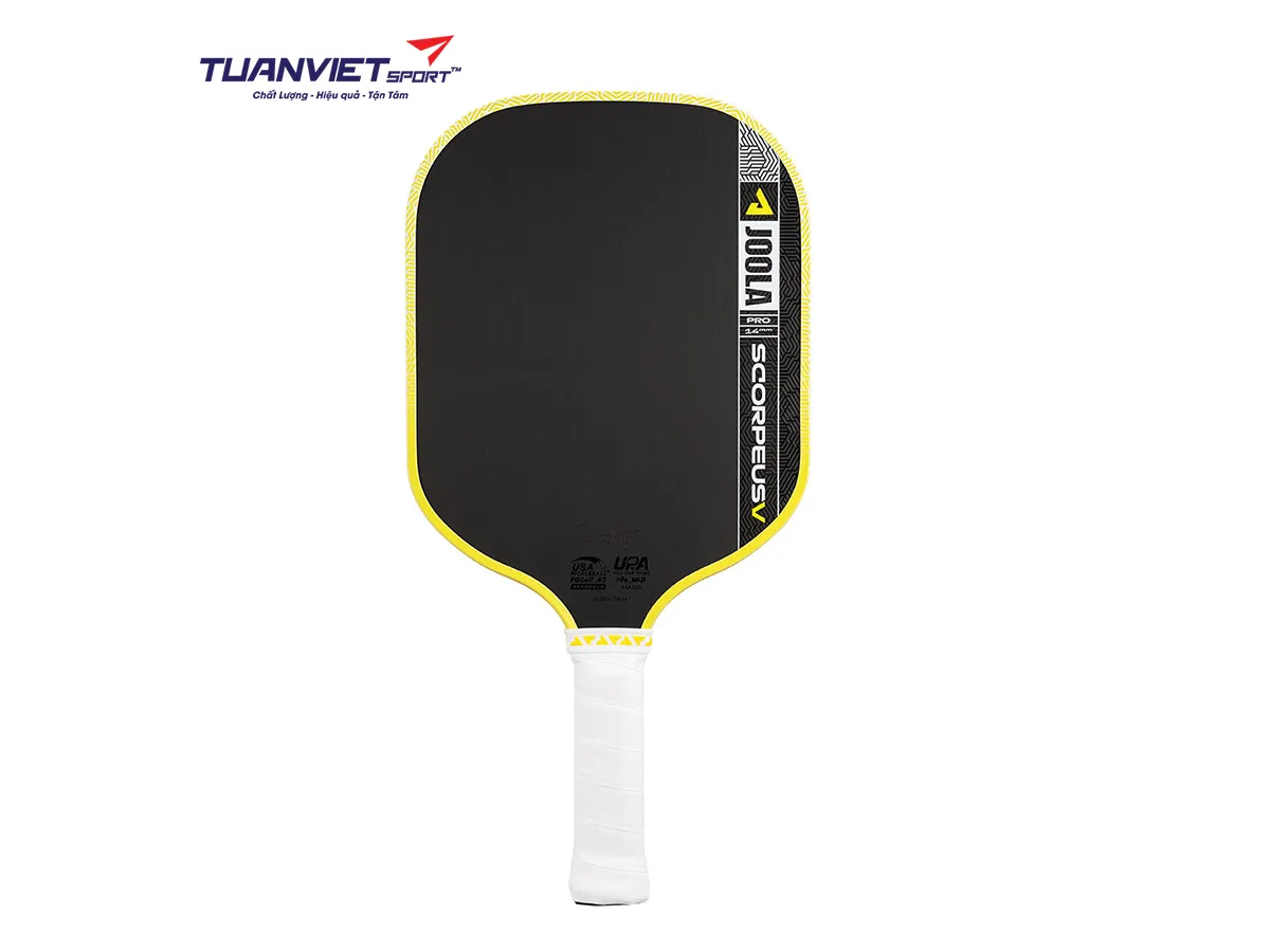 Vợt Pickleball JOOLA Scorpeus Pro V Anna Bright Yellow 14mm