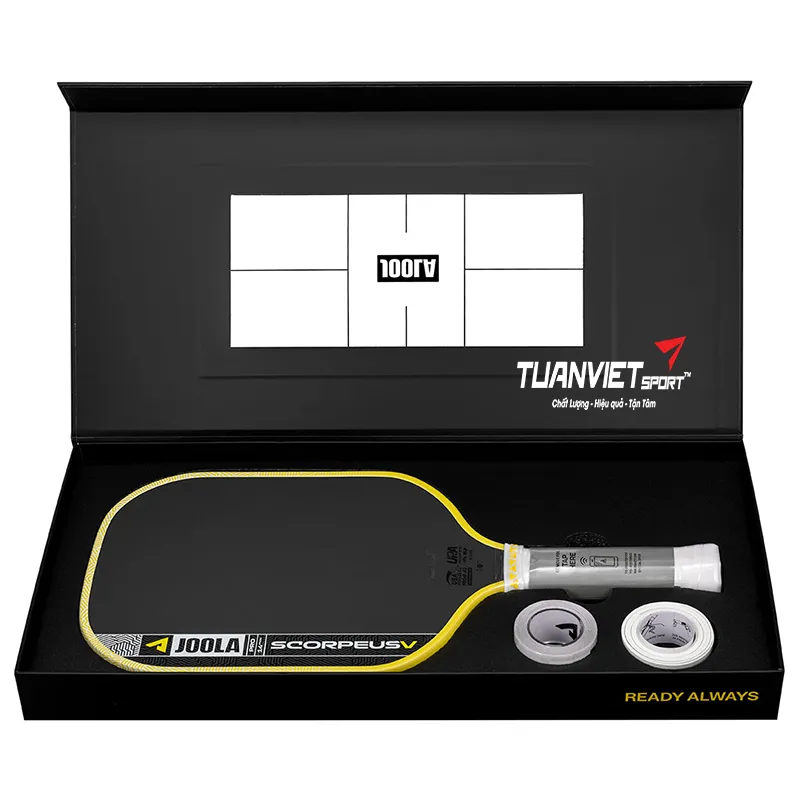 Vợt Pickleball JOOLA Scorpeus Pro V Anna Bright Yellow 14mm