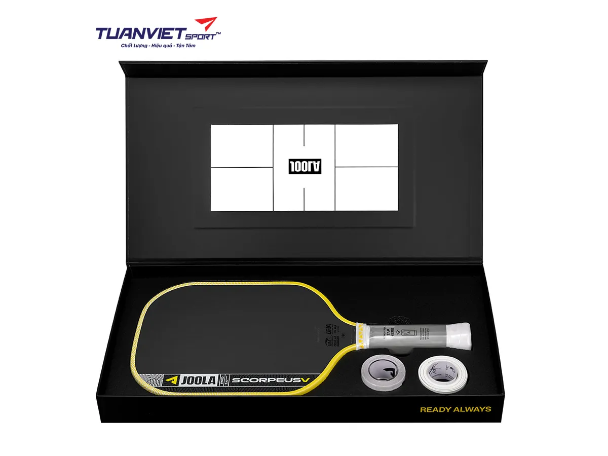 Vợt Pickleball JOOLA Scorpeus Pro V Anna Bright Yellow 14mm