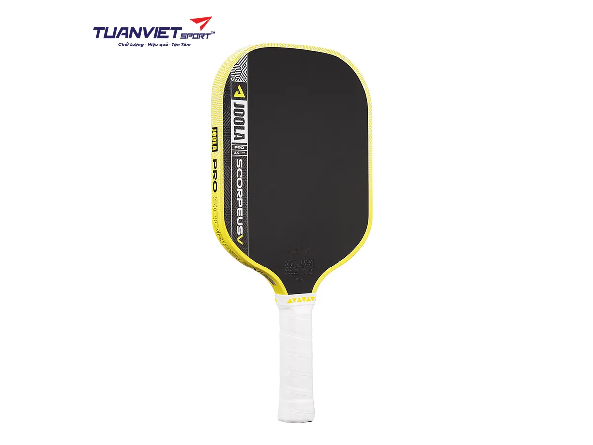 Vợt Pickleball JOOLA Scorpeus Pro V Anna Bright Yellow 14mm