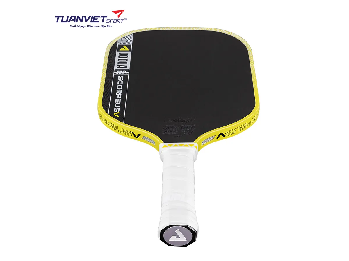Vợt Pickleball JOOLA Scorpeus Pro V Anna Bright Yellow 14mm