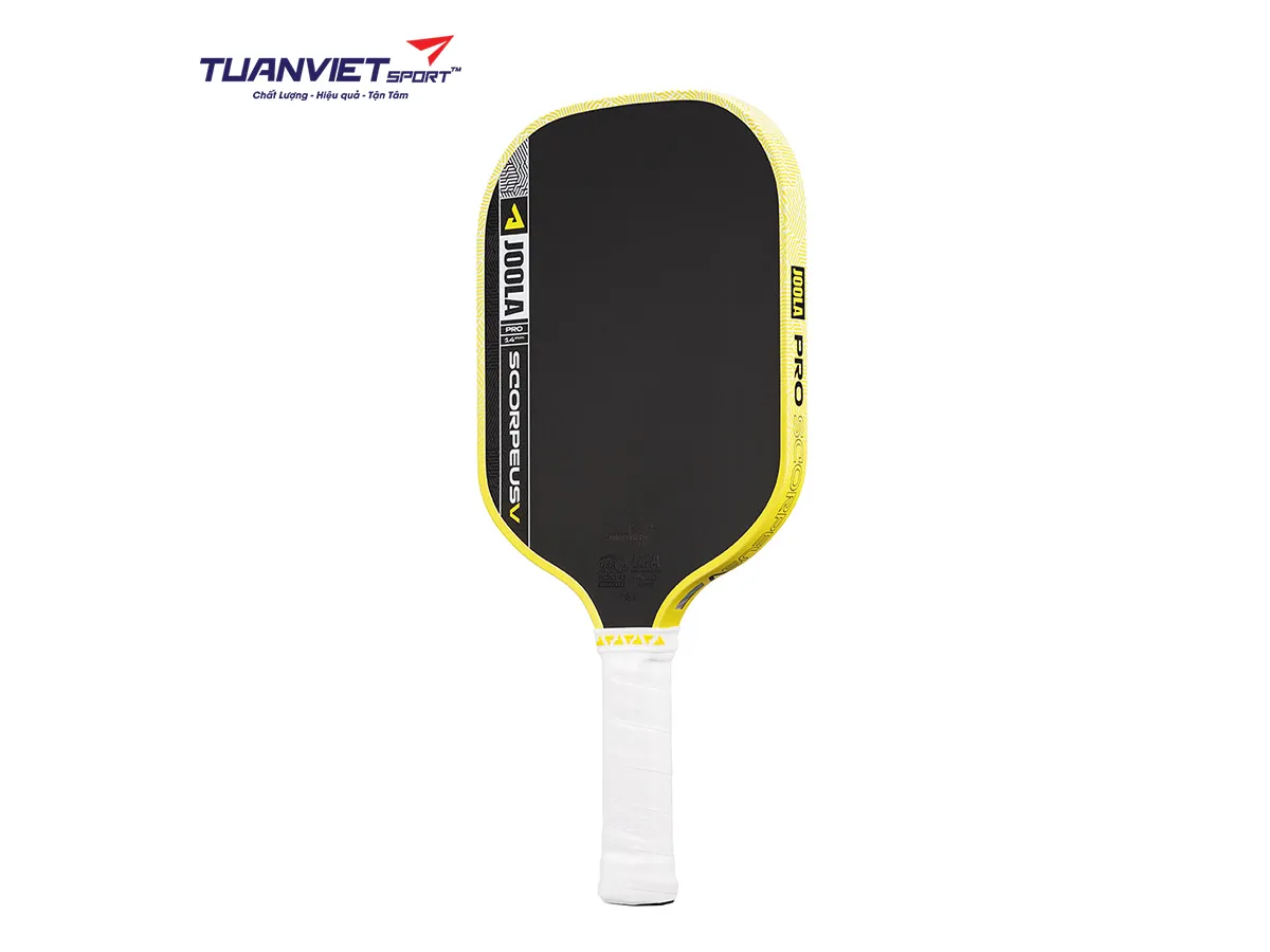 Vợt Pickleball JOOLA Scorpeus Pro V Anna Bright Yellow 14mm