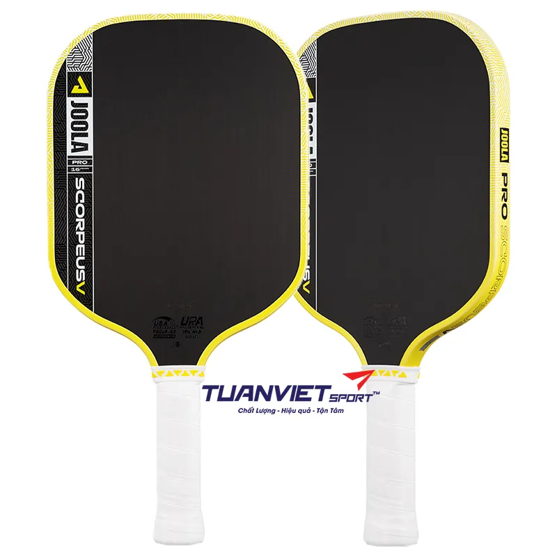 Vợt Pickleball JOOLA Scorpeus Pro V Anna Bright Yellow 16mm