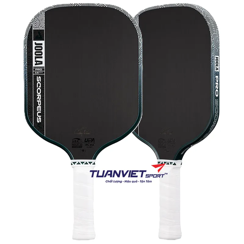 Vợt Pickleball JOOLA Scorpeus Pro V Collin Johns Club Green 16mm