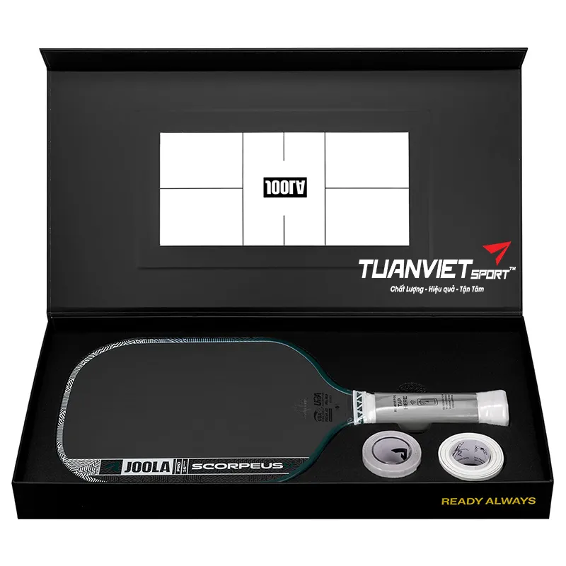 Vợt Pickleball JOOLA Scorpeus Pro V Collin Johns Club Green 16mm
