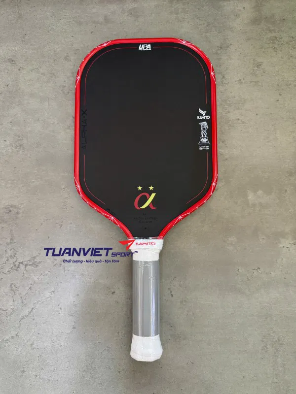 Vợt Pickleball Kamito Alpha-X Champion Series Hanoi Crown Đỏ