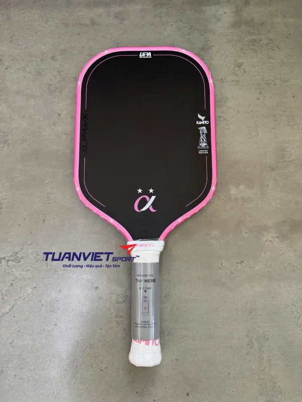 Vợt Pickleball Kamito Alpha-X Champion Series Hanoi Crown Hồng