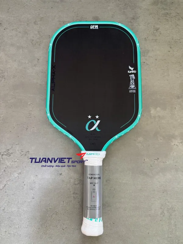Vợt Pickleball Kamito Alpha-X Champion Series Hanoi Crown Xanh bạc h&agrave;