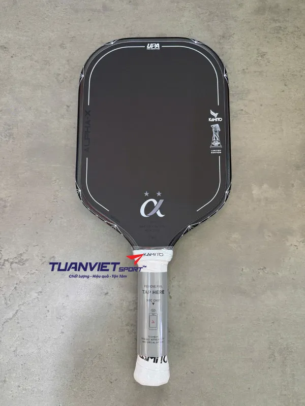 Vợt Pickleball Kamito Alpha-X Champion Series Hanoi Crown Đen