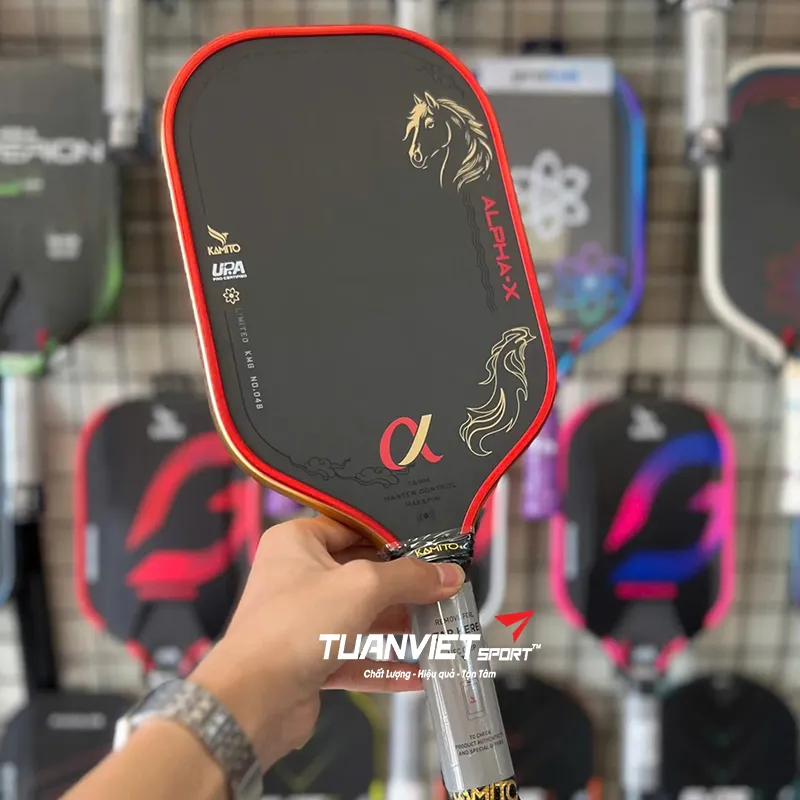 h&igrave;nh ảnh thực tế của Vợt Pickleball Kamito Alpha-X Limited