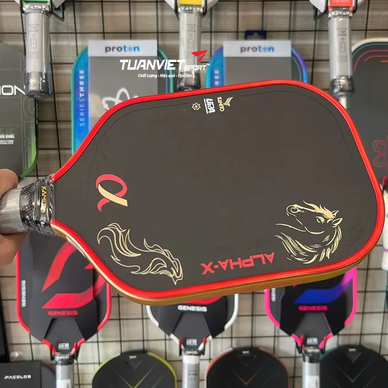 h&igrave;nh ảnh thực tế của Vợt Pickleball Kamito Alpha-X Limited