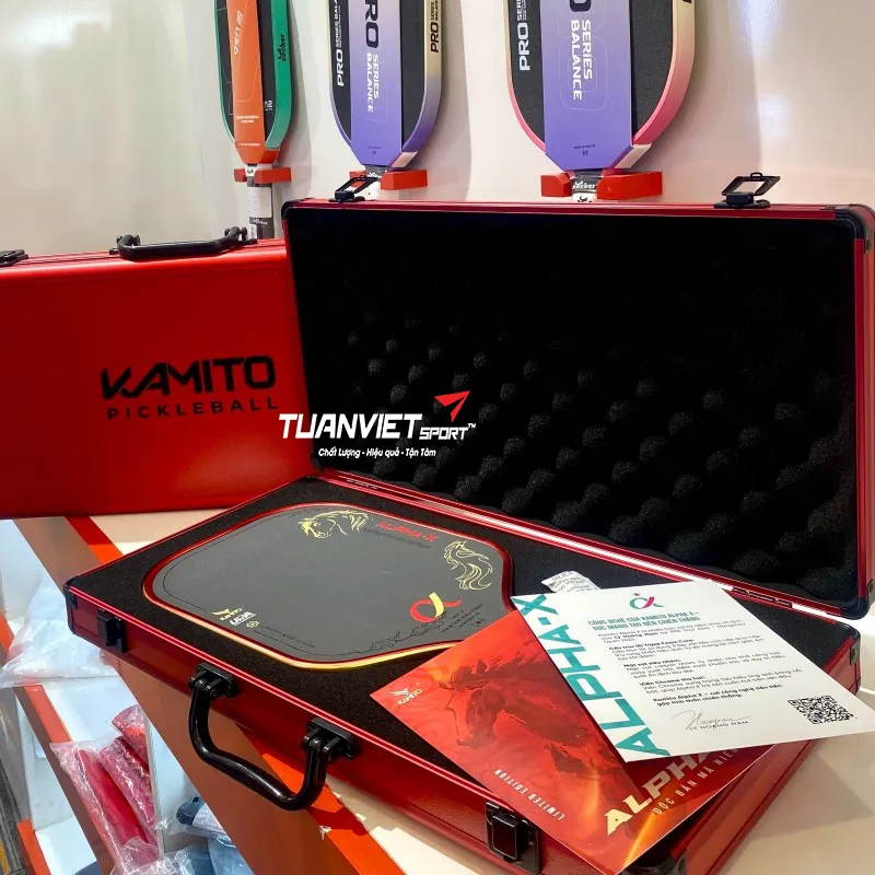h&igrave;nh ảnh thực tế của Vợt Pickleball Kamito Alpha-X Limited