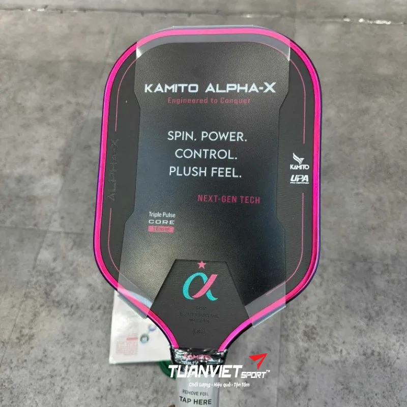 H&igrave;nh ảnh thực tế của Vợt Pickleball Kamito Alpha X