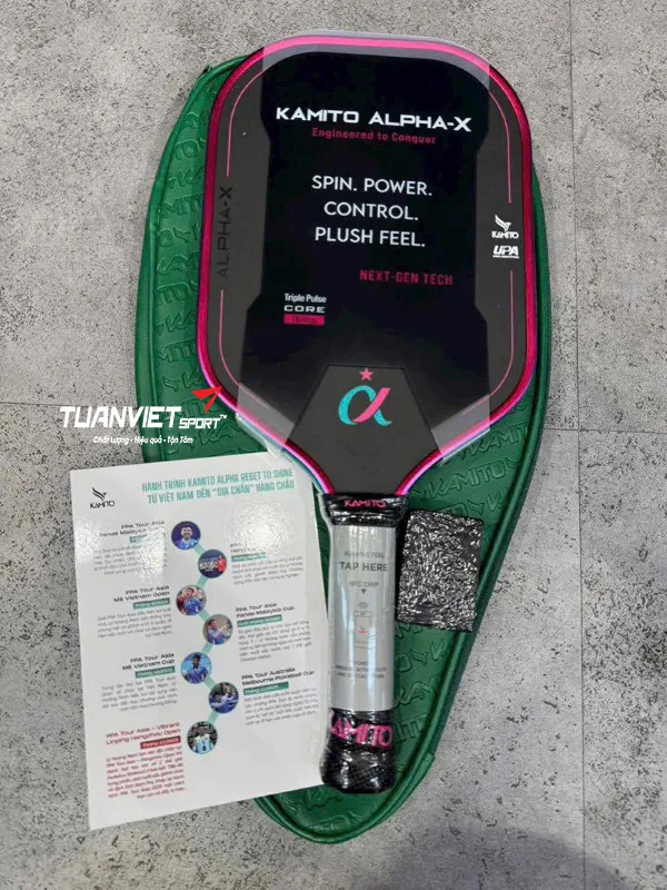 H&igrave;nh ảnh thực tế của Vợt Pickleball Kamito Alpha X