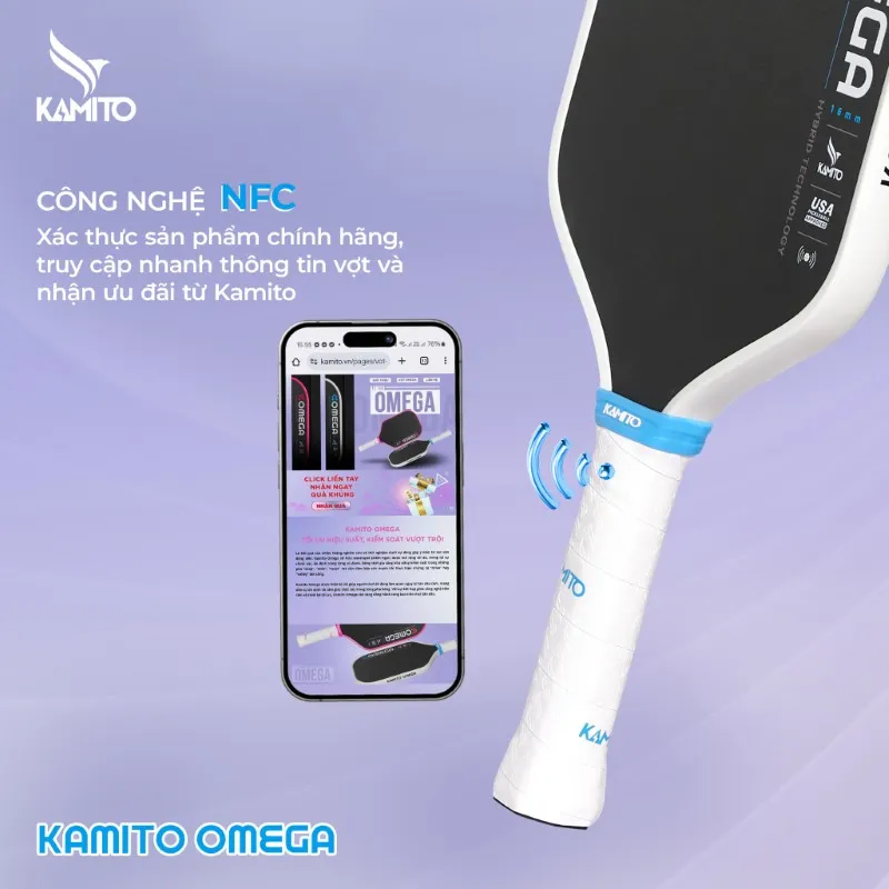 Công nghệ nổi bật của Vợt Pickleball Kamito Omega