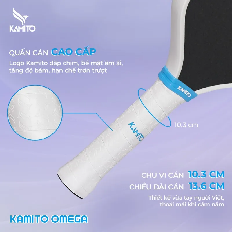 Đặc điểm và công nghệ nổi bật của Vợt Pickleball Kamito Omega