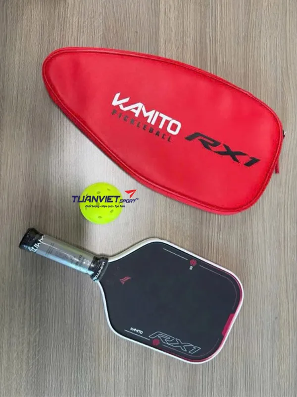 Vợt Pickleball Kamito RX1 - Đỏ - Hồng đậm