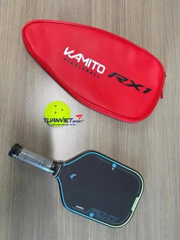 Vợt Pickleball Kamito RX1 - Xanh da trời - Bạc h&agrave;