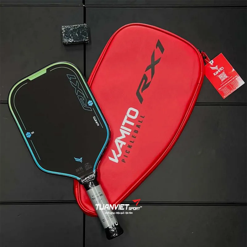 Vợt Pickleball Kamito RX1 - Xanh da trời - Bạc h&agrave;
