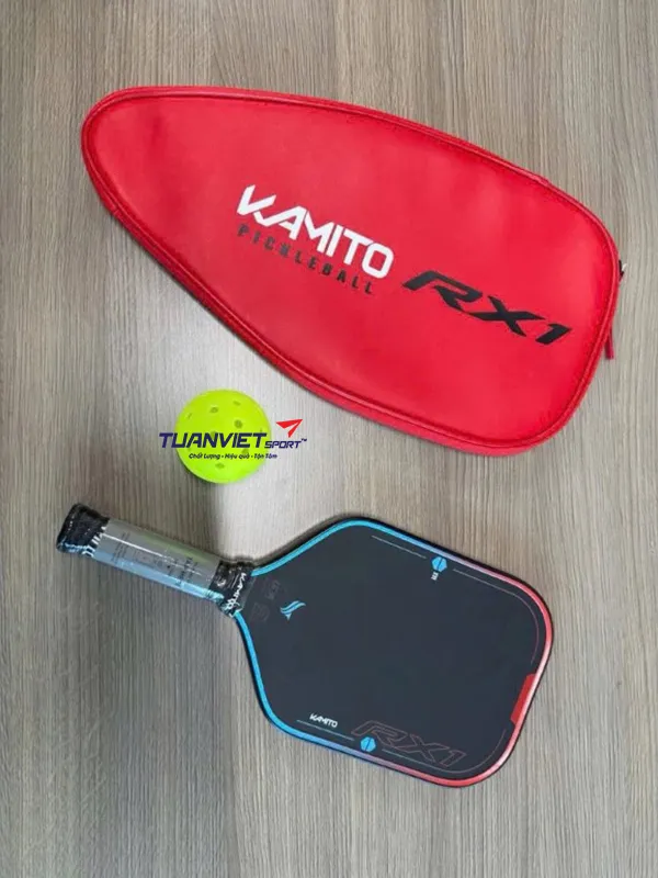 Vợt Pickleball Kamito RX1 - Xanh lam - Đỏ tươi