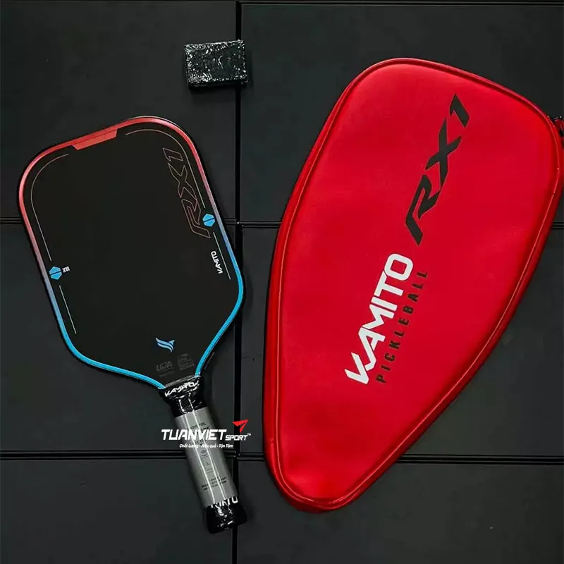 Vợt Pickleball Kamito RX1 - Xanh lam - Đỏ tươi