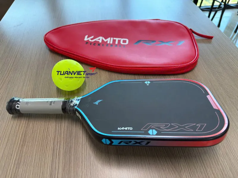 Vợt Pickleball Kamito RX1 - Xanh lam - Đỏ tươi