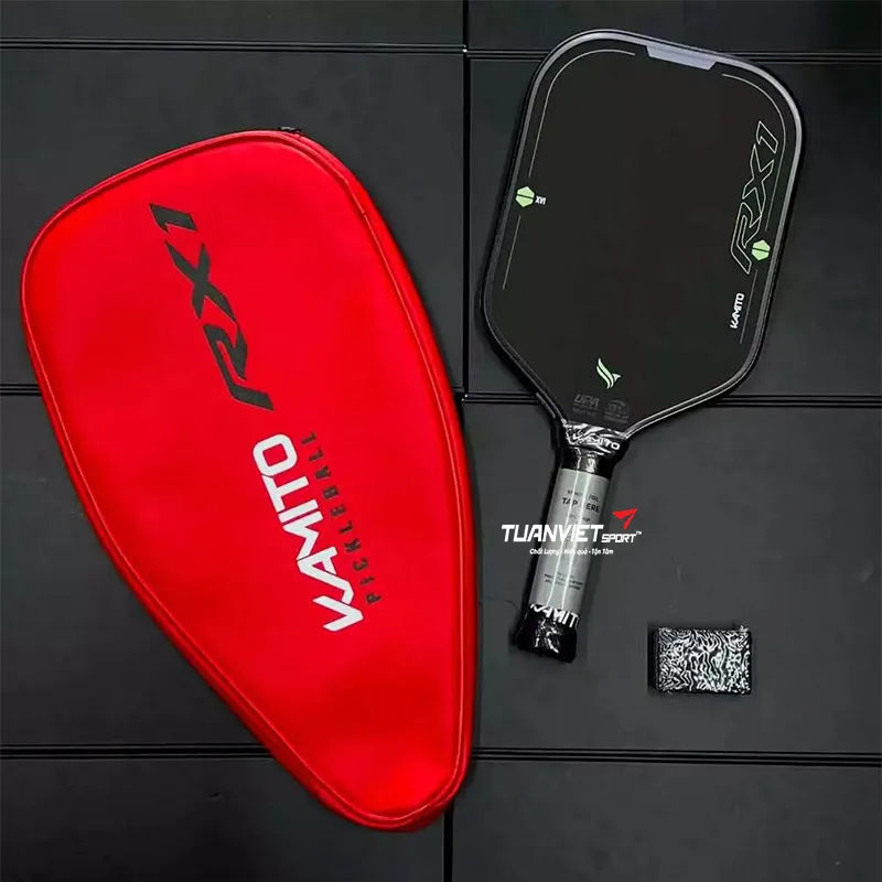 Vợt Pickleball Kamito RX1 - X&aacute;m - Xanh non