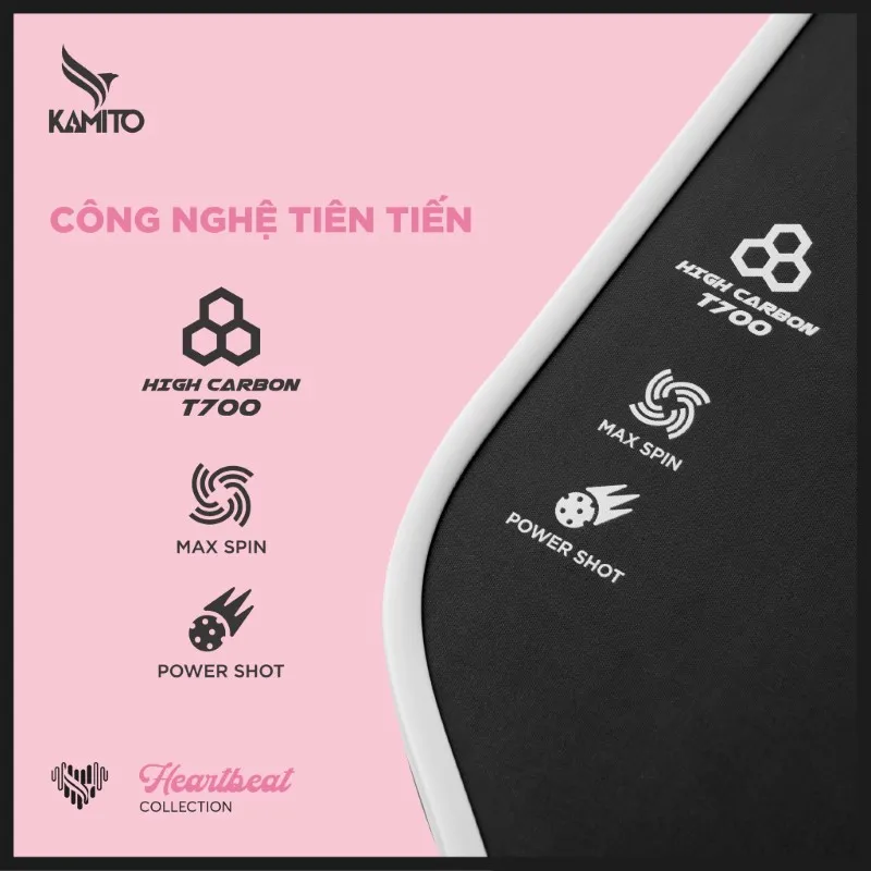 Đặc điểm và công nghệ nổi bật của Vợt Pickleball Kamito Tiamo