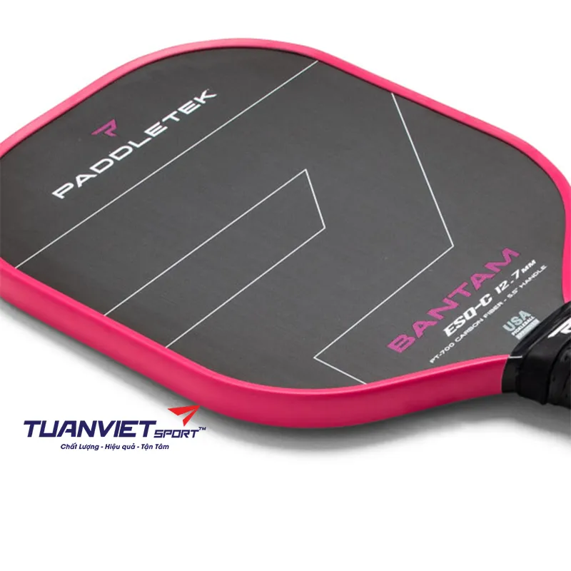 Vợt Pickleball Paddletek Bantam ESQ-C 12.7 Pink Limited Edition