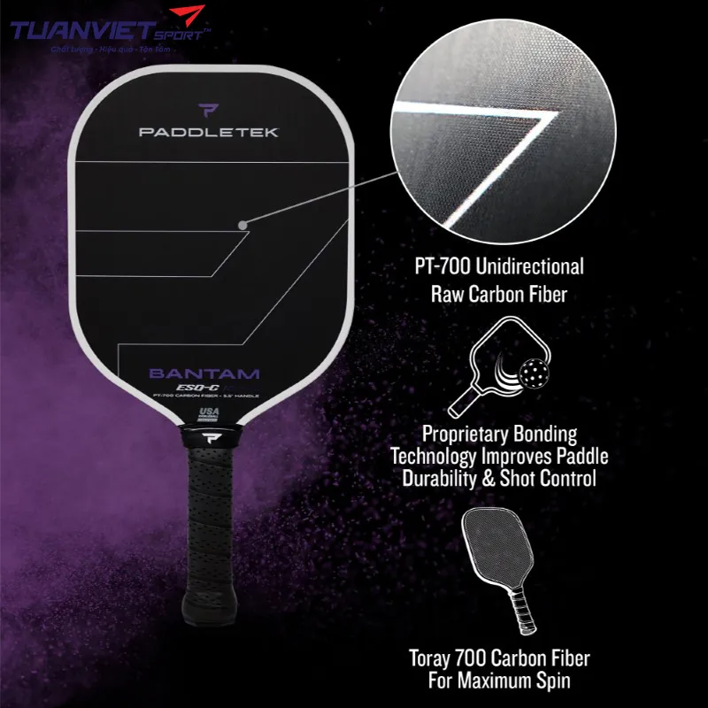 Vợt Pickleball Paddletek Bantam ESQ-C 12.7 