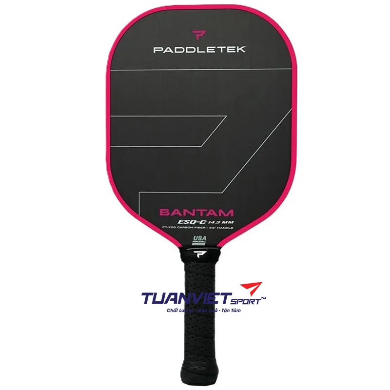 Vợt Pickleball Paddletek Bantam ESQ-C 14.3 Pink Limited Edition
