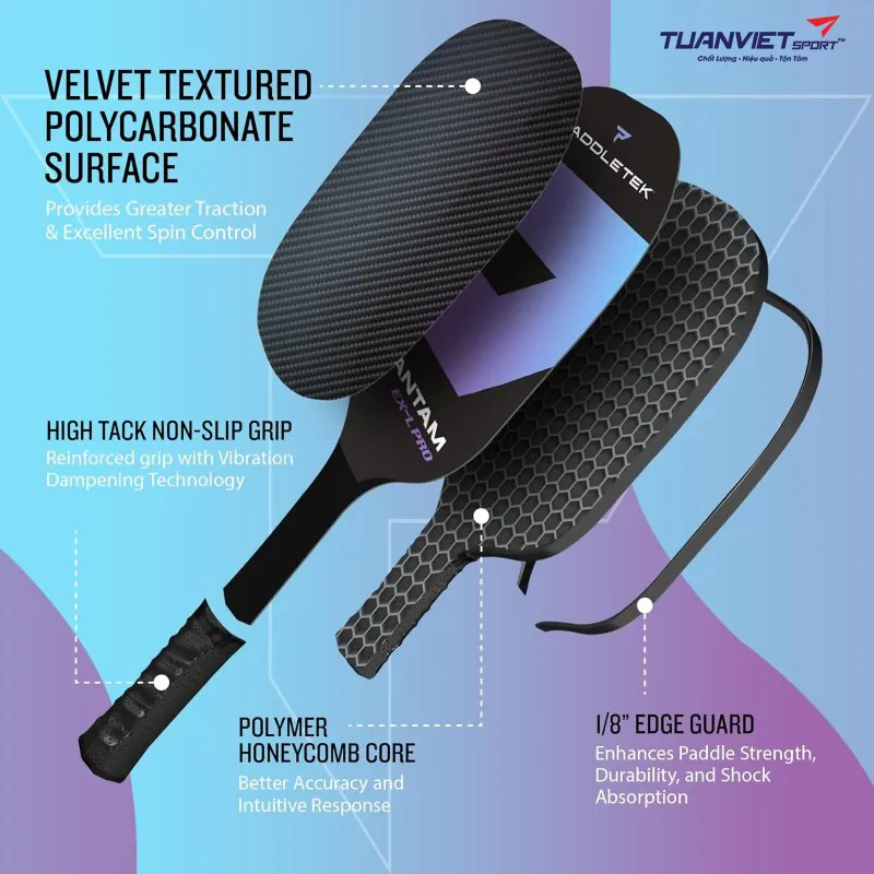 Vợt Pickleball Paddletek Bantam EX-L Pro