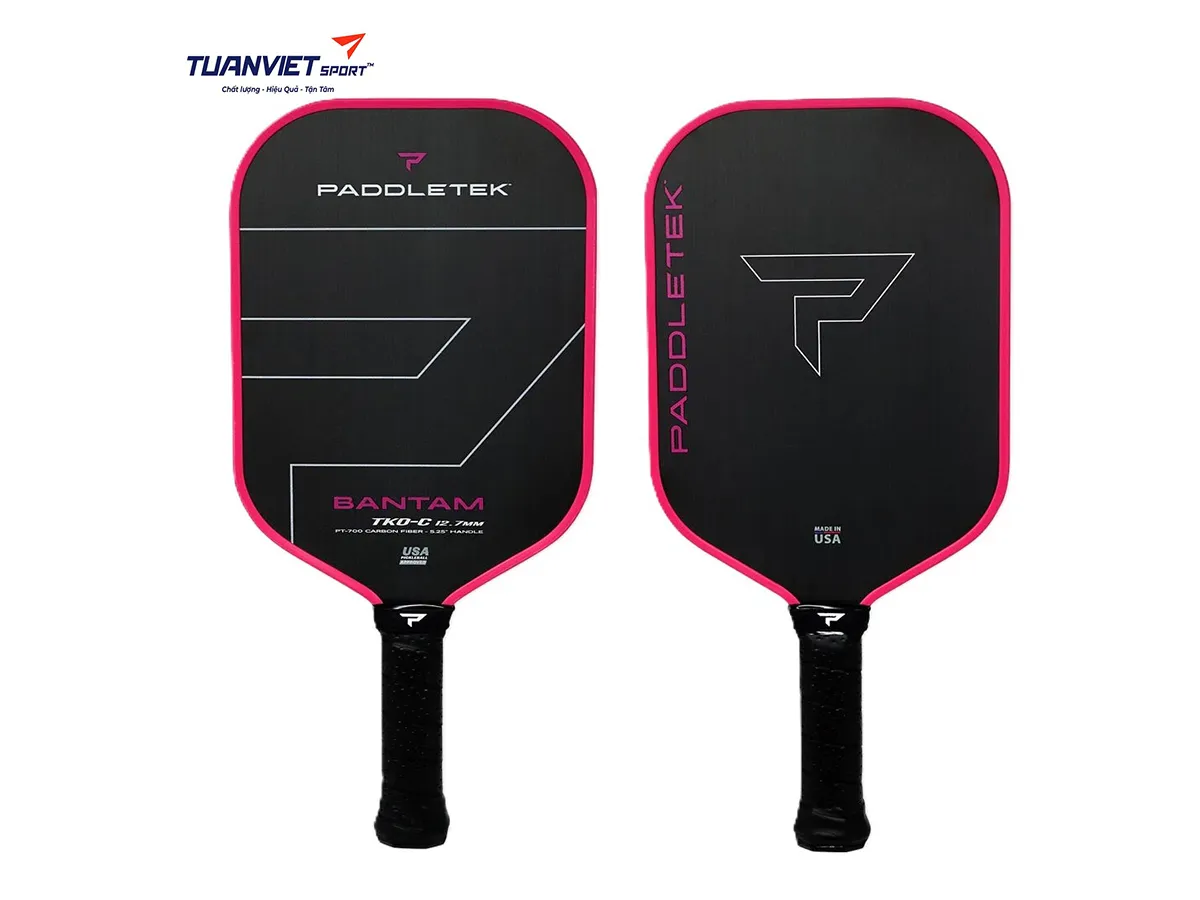 Vợt Pickleball Paddletek Bantam TKO-C 12.7 Pink Limited Edition