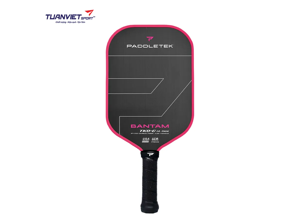 Vợt Pickleball Paddletek Bantam TKO-C 14.3 Pink Limited Edition