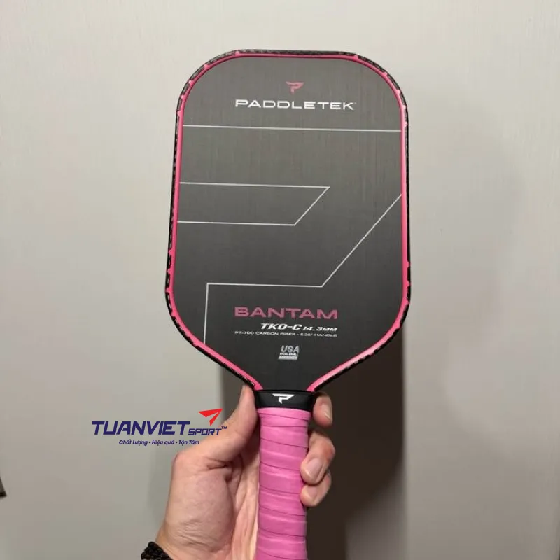 Vợt Pickleball Paddletek Bantam TKO-C 14.3 Pink Limited Edition