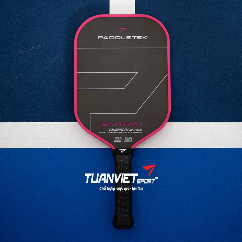Vợt Pickleball Paddletek Bantam TKO-CX 12.7 Pink Limited Edition
