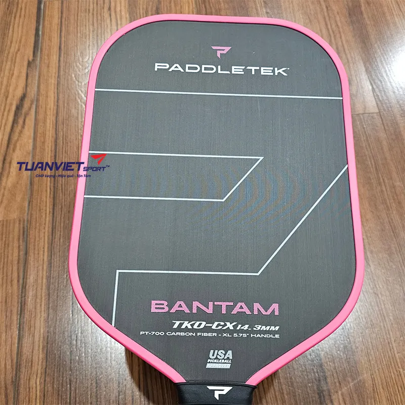 Vợt Pickleball Paddletek Bantam TKO-CX 14.3 Pink Limited Edition
