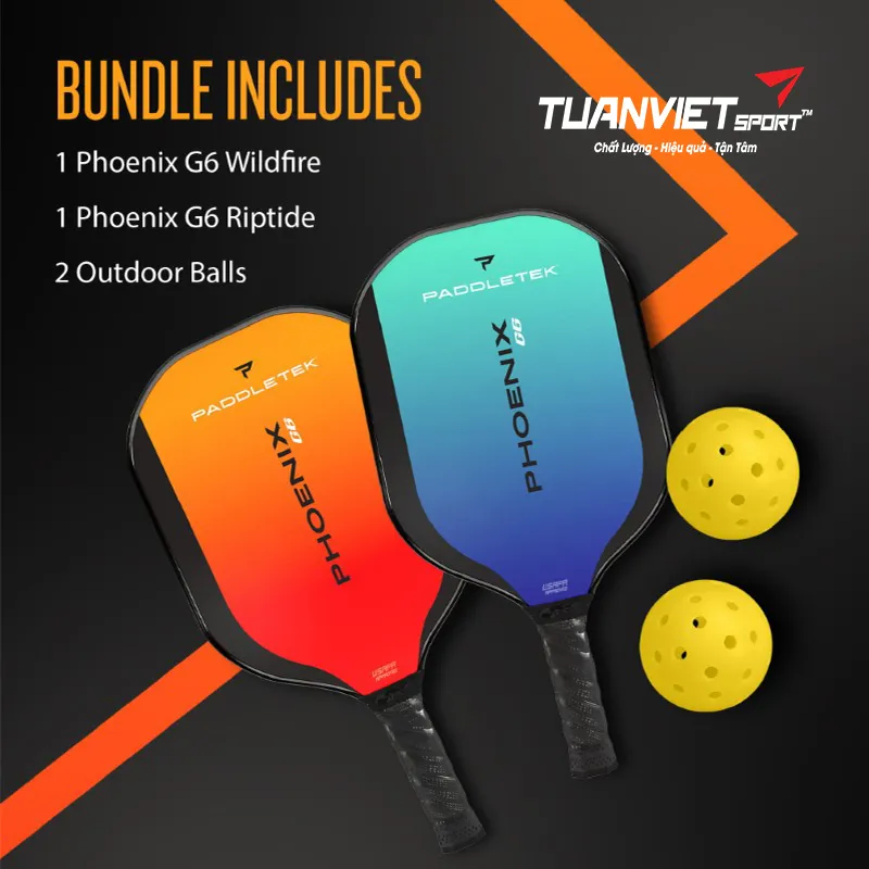 Vợt Pickleball Paddletek Phoenix G6 Bundle