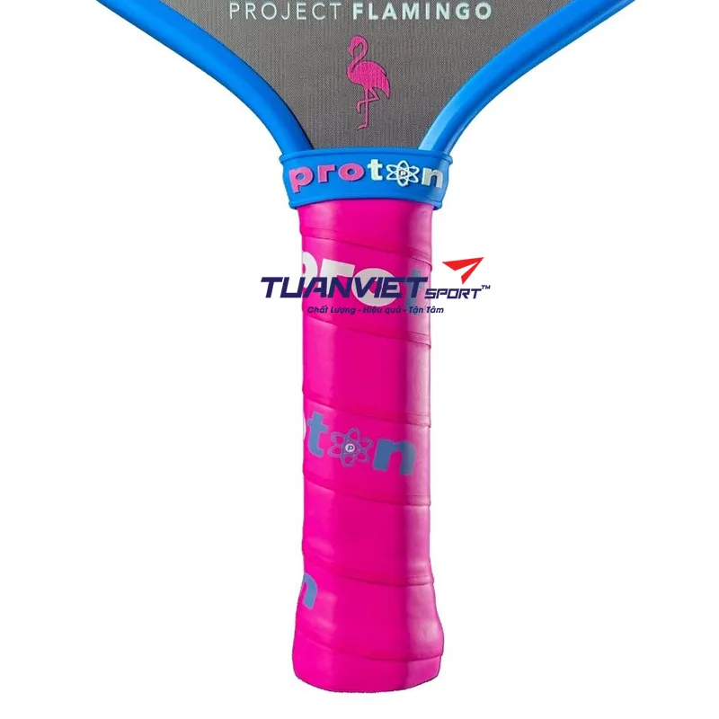 Vợt Pickleball Proton Series Three - Project Flamingo Elongated 13mm - Xanh dương