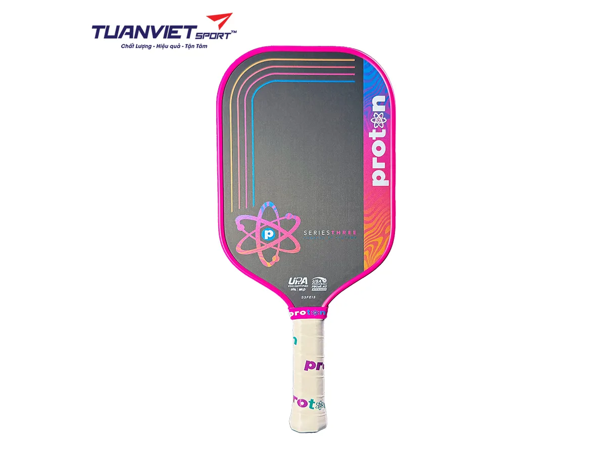 Vợt Pickleball Proton Series Three - Project Flamingo Elongated 13mm