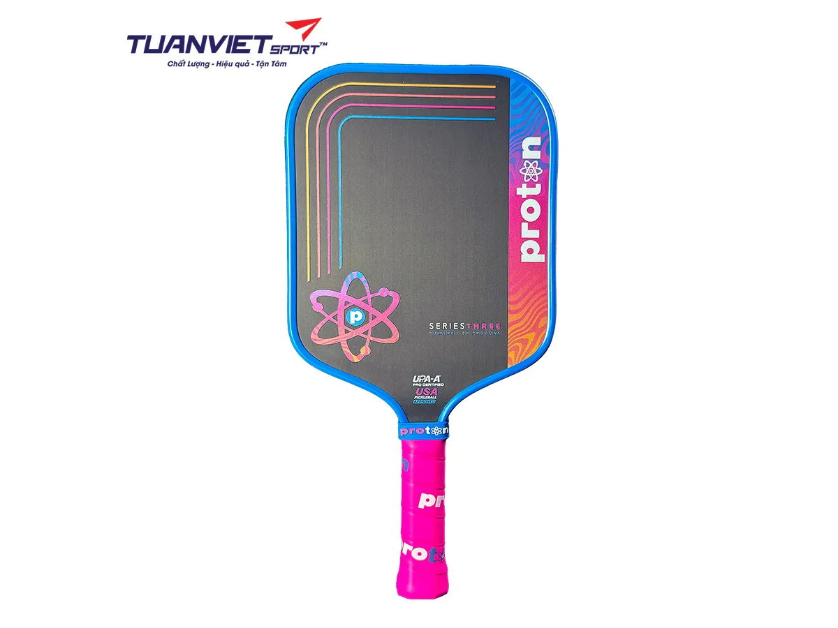 Vợt Pickleball Proton Series Three - Project Flamingo Square 15mm