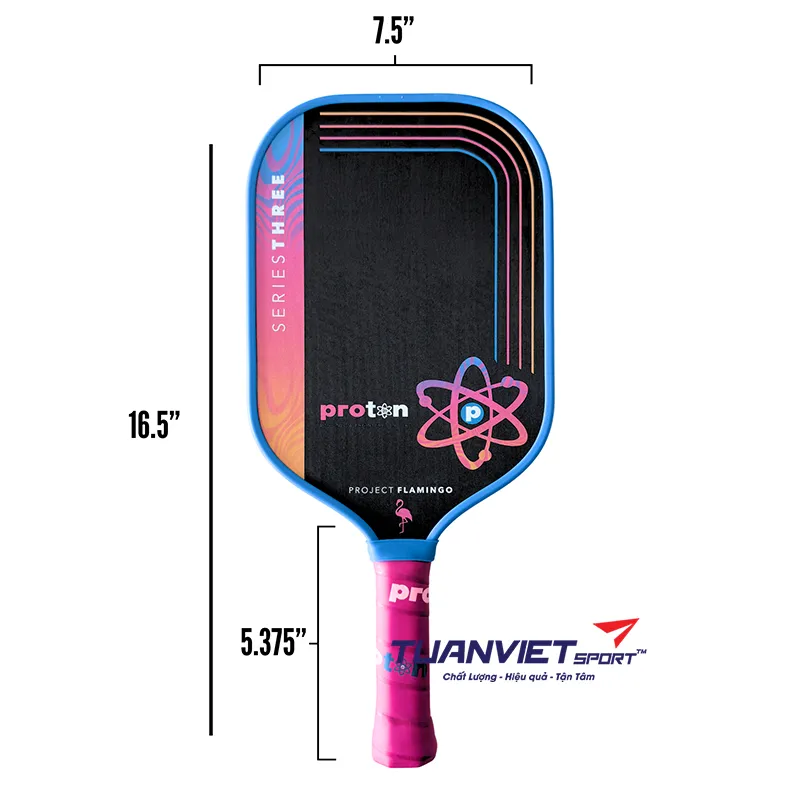 Vợt Pickleball Proton Series Three - Project Flamingo