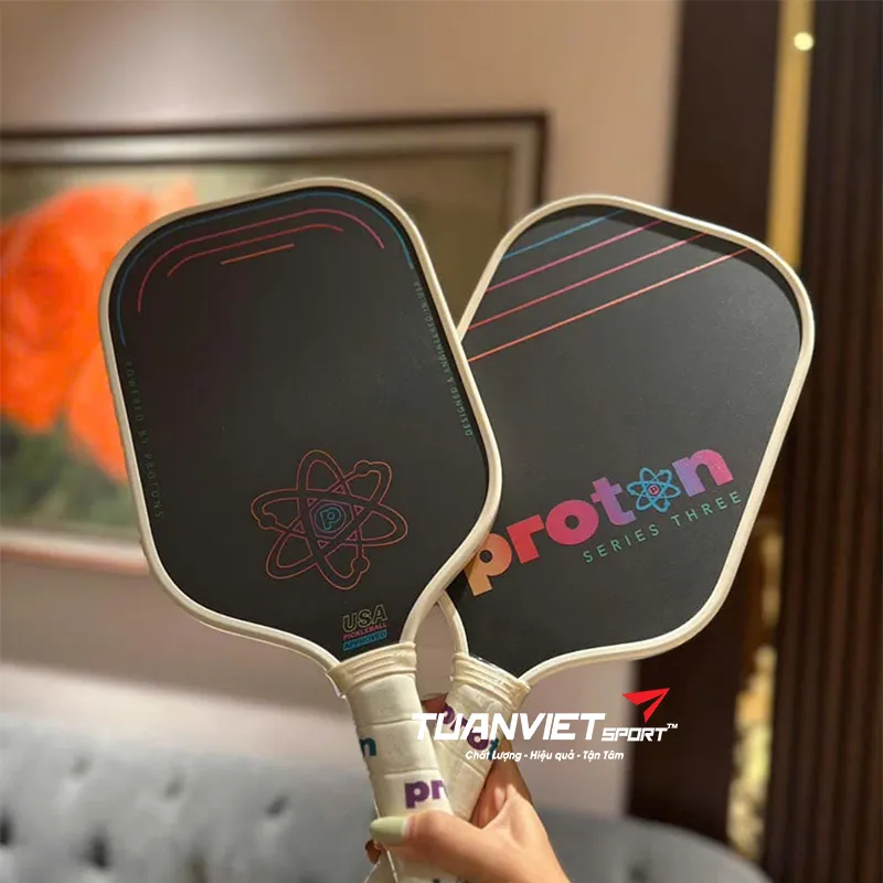 Vợt Pickleball Proton Series Three - Raw Carbon