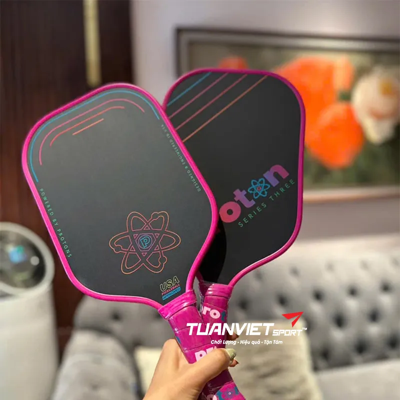 Vợt Pickleball Proton Series Three - Raw Carbon