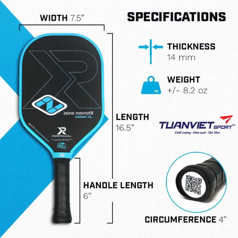 Vợt Pickleball ProXR Zane Navratil The Signature