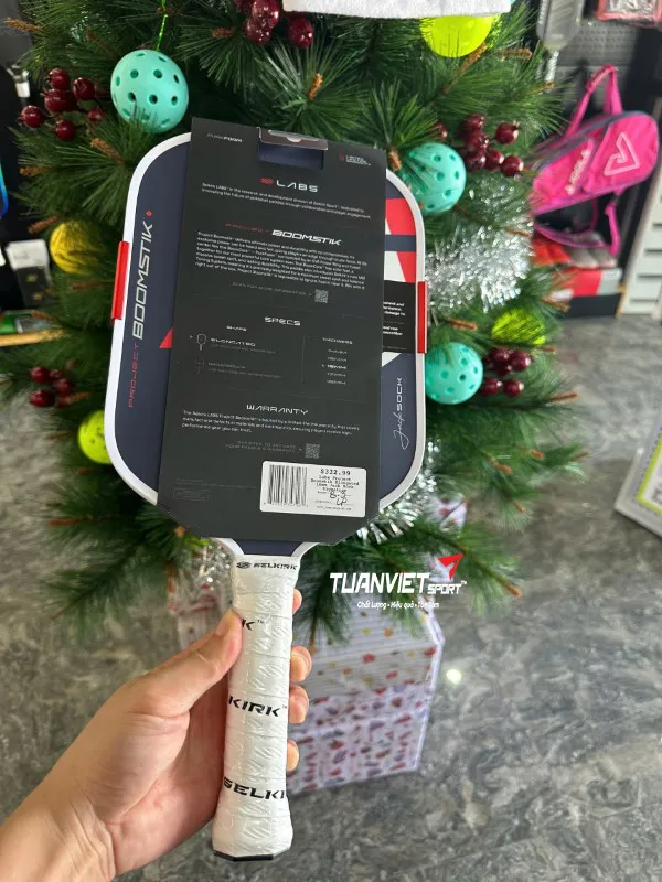 H&igrave;nh ảnh thực tế của Vợt Pickleball Selkirk Labs Project BOOMSTIK Jack Sock Signature