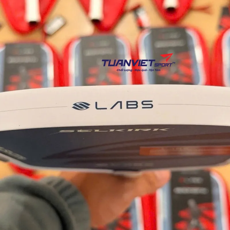 h&igrave;nh ảnh thực tế của Vợt Pickleball Selkirk LABS Project Boomstik Summit Colorway Elongated - Limited Edition